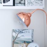 Photo All-copper adjustable reading wall lamp