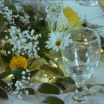 Photo floral chandelier